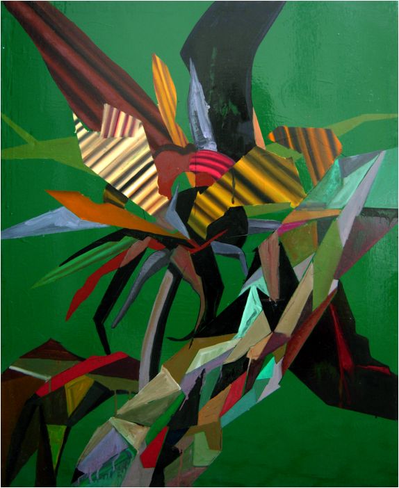 Kvt, olej na pltn, 90x60 cm, 2008