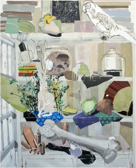 Kabinet kuriozit, olej na pltn, 200x160 cm, 2011