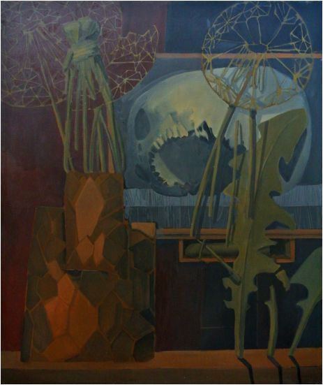 Pugt (pampelika), olej na pltn, 200 x 170 cm, 2013/14