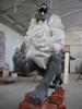 Alejandro The Lion,  mixed media,cca 135x130x55 cm, 2004